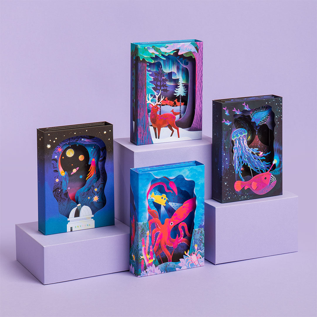 Deep Sea Greeting Card (3D)
