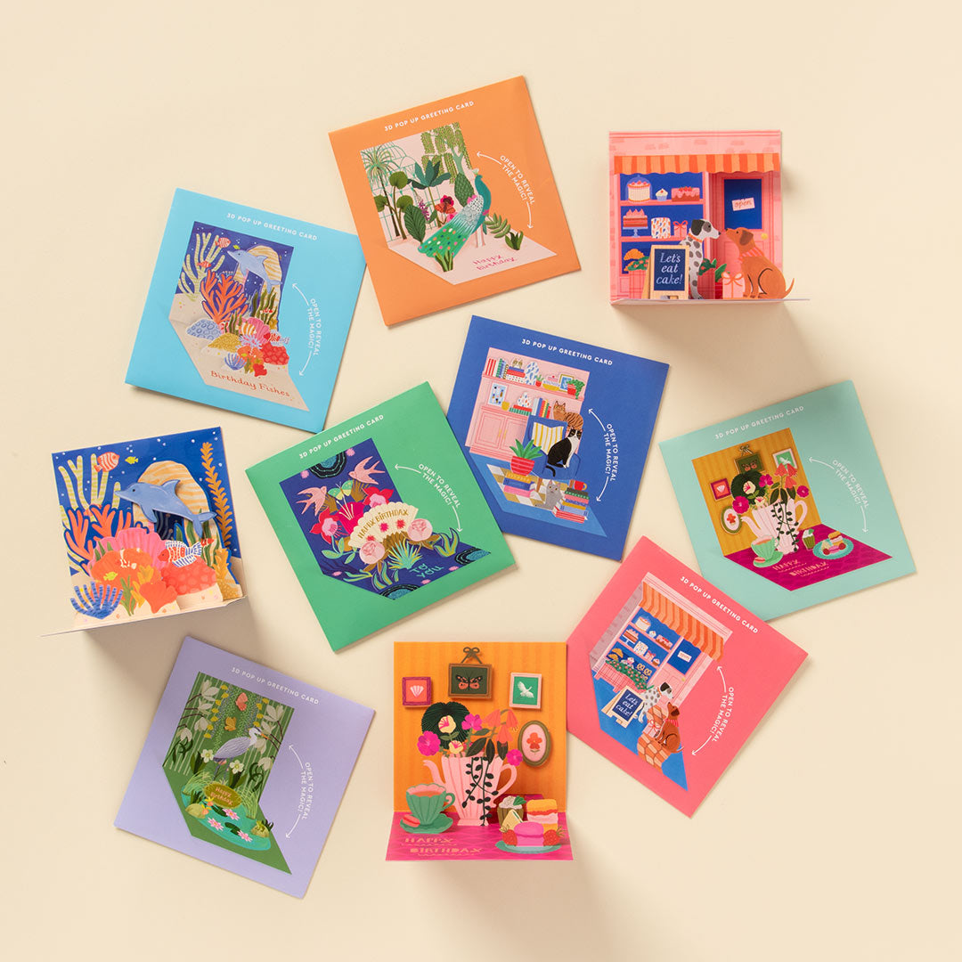 Lets eat Cake Pop Up Greeting Card