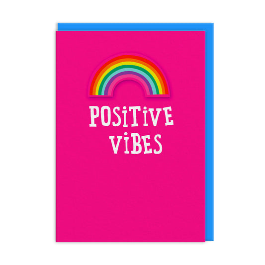 Positive Vibes Greeting Card