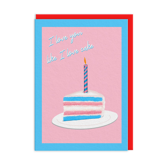 I Love Cake Greeting Card