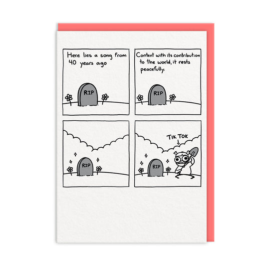 RIP Song Greeting Card