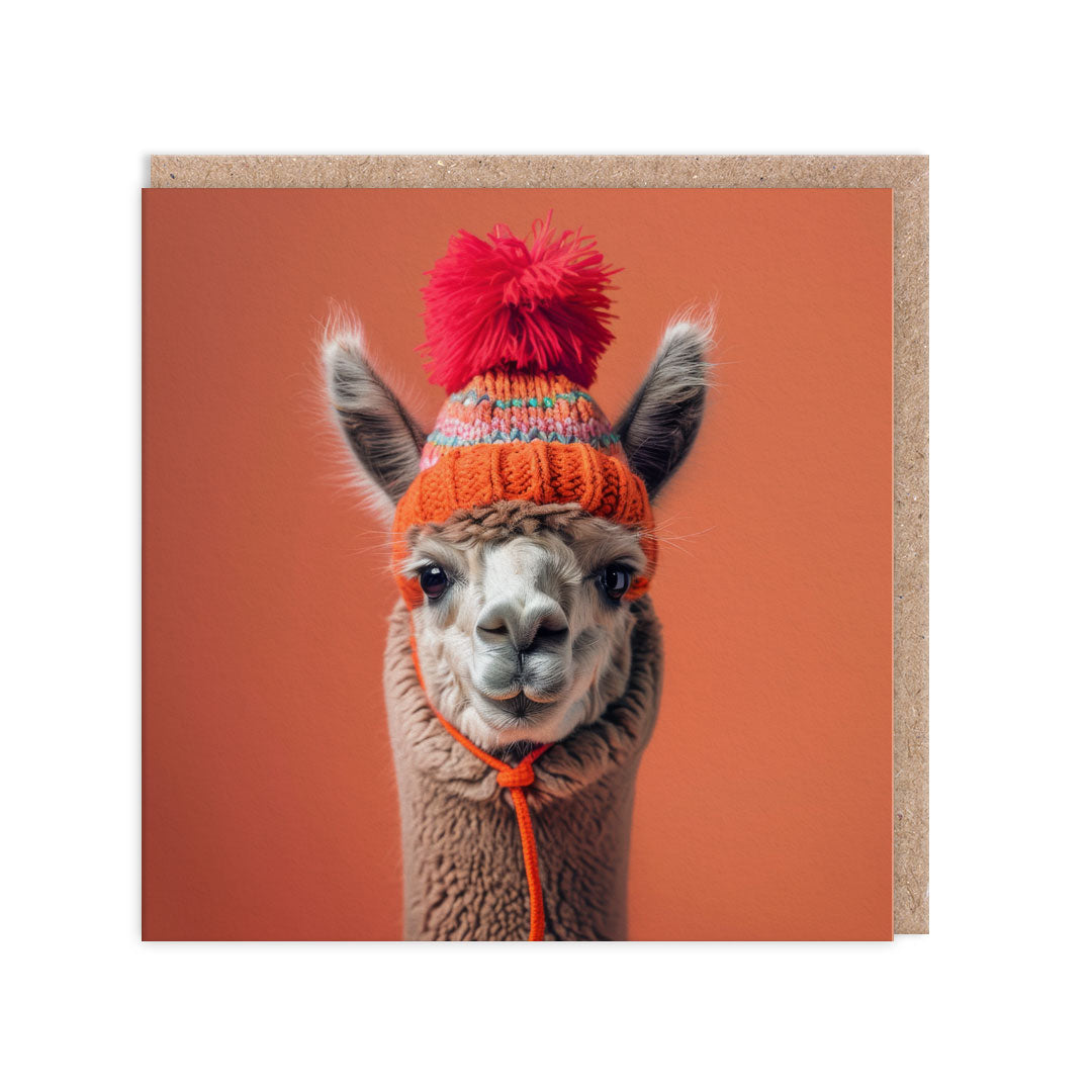 Alpaca Greeting Card