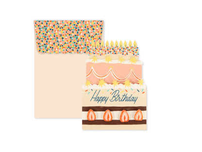 Cake Sliding Greeting Card