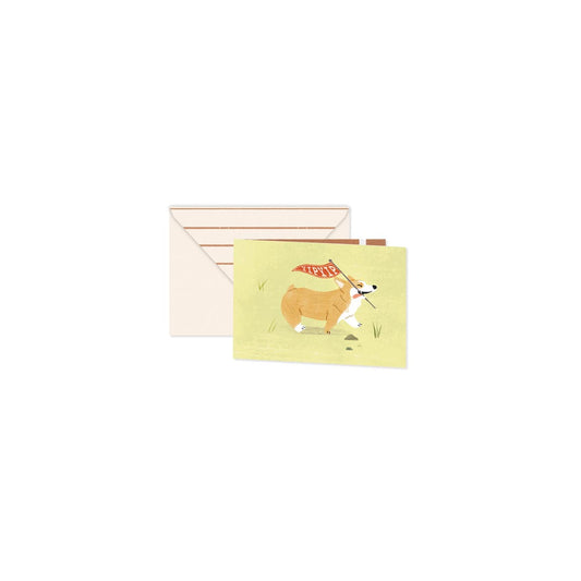 Dog Race Sliding Greeting Card