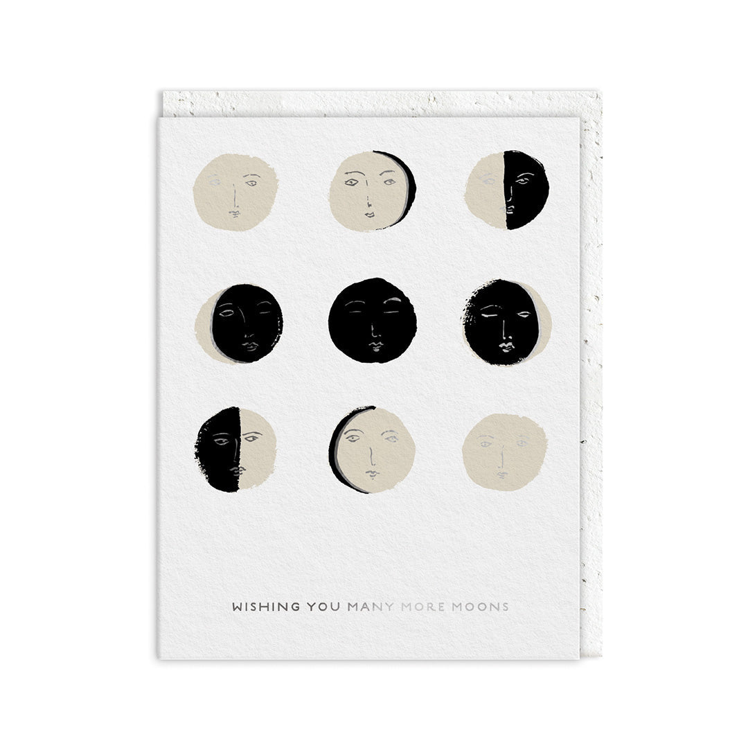 Wising You Many More Moons Greeting Card