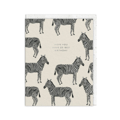 Ze-Best Birthday Greeting Card