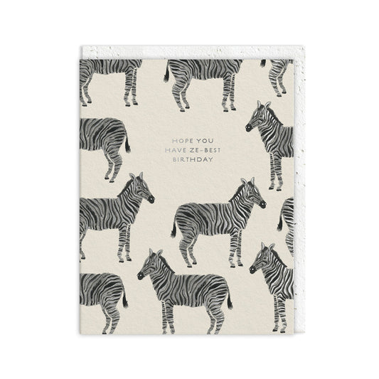 Ze-Best Birthday Greeting Card