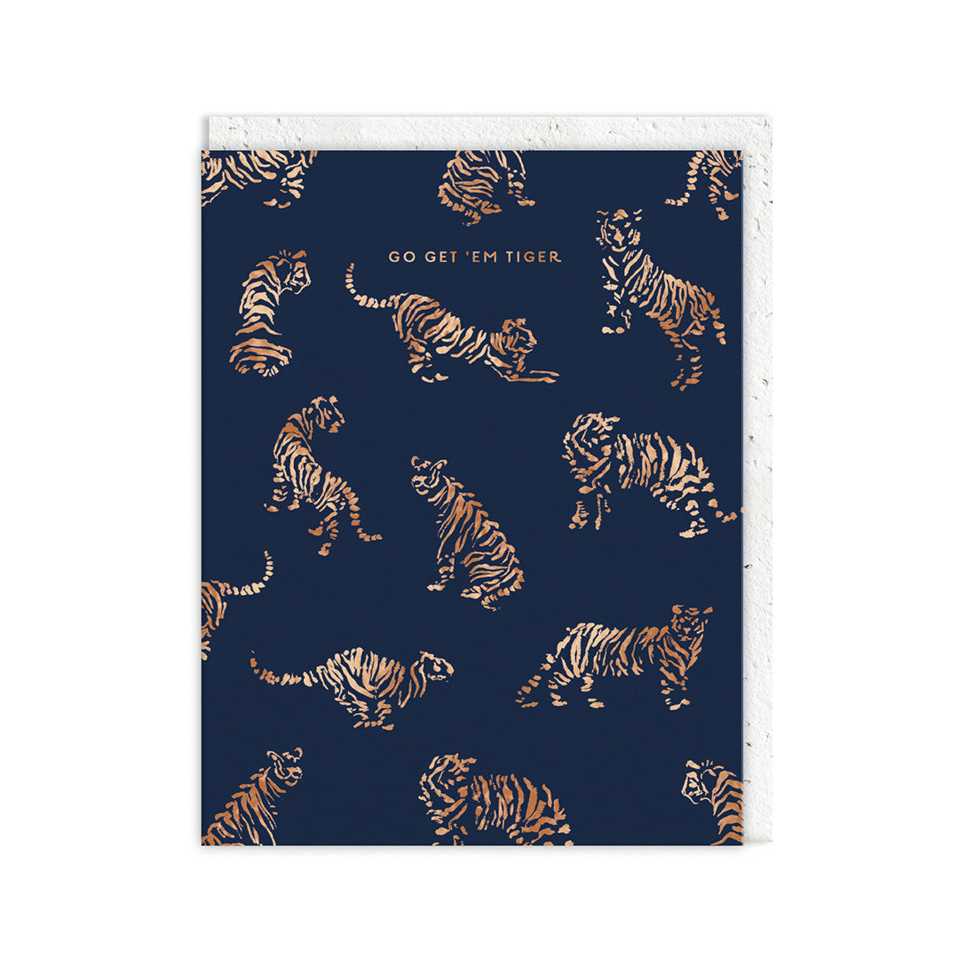 Go Get 'em Tiger Greeting Card