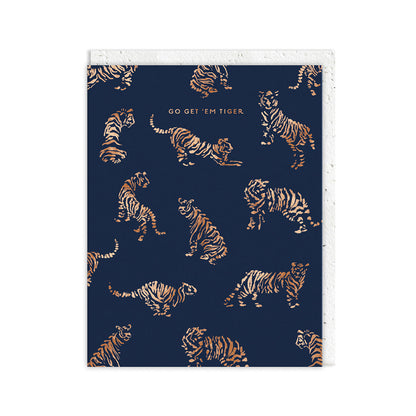 Go Get 'em Tiger Greeting Card