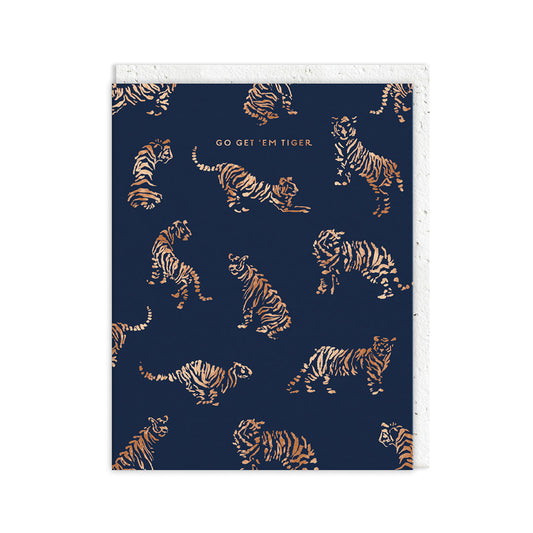 Go Get 'em Tiger Greeting Card