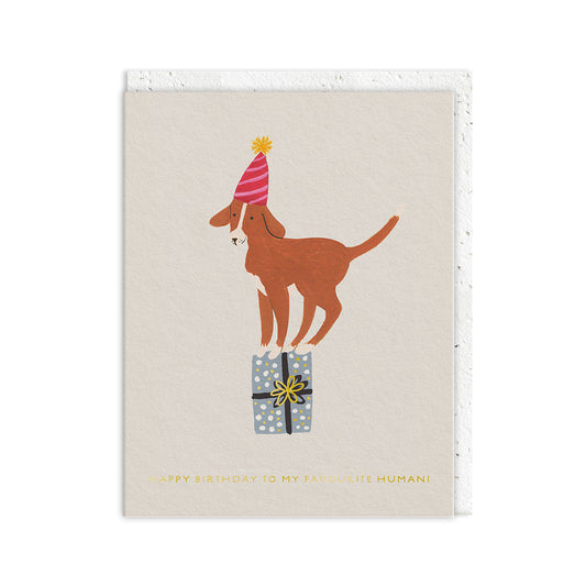 Favourite Human Birthday Card