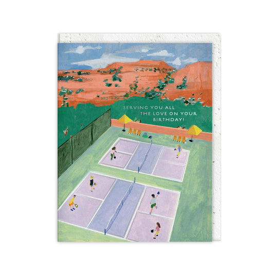 Pickleball Plantable Envelope Greeting Card