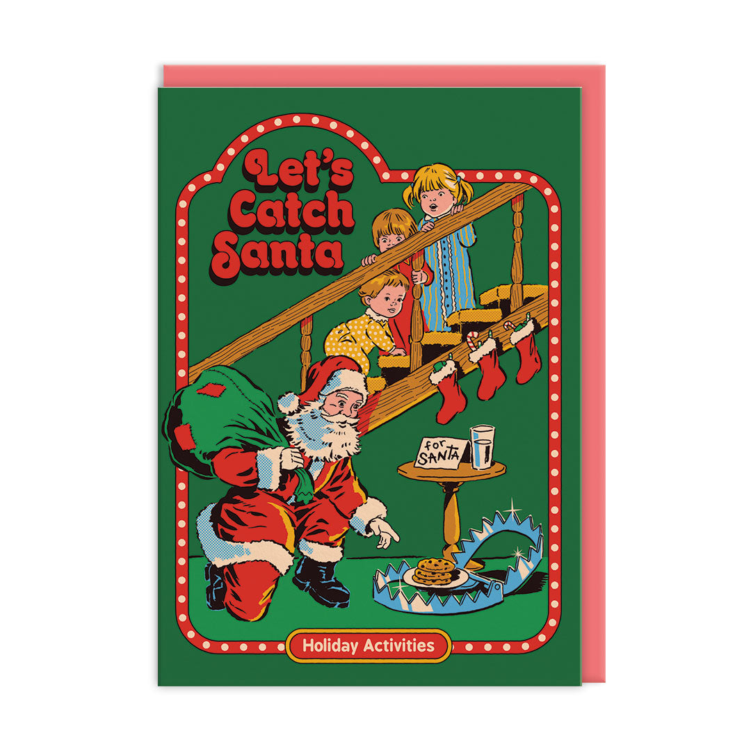 Let's Catch Santa Christmas Card