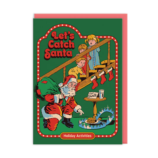 Let's Catch Santa Christmas Card
