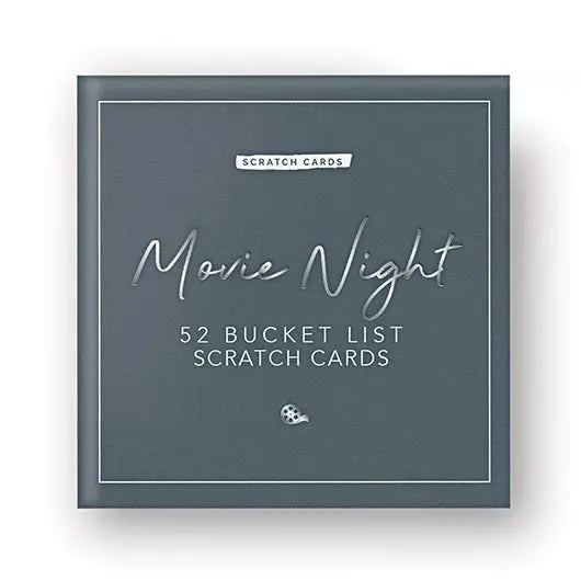 Movie Night - 52 Bucket List Scratch Cards
