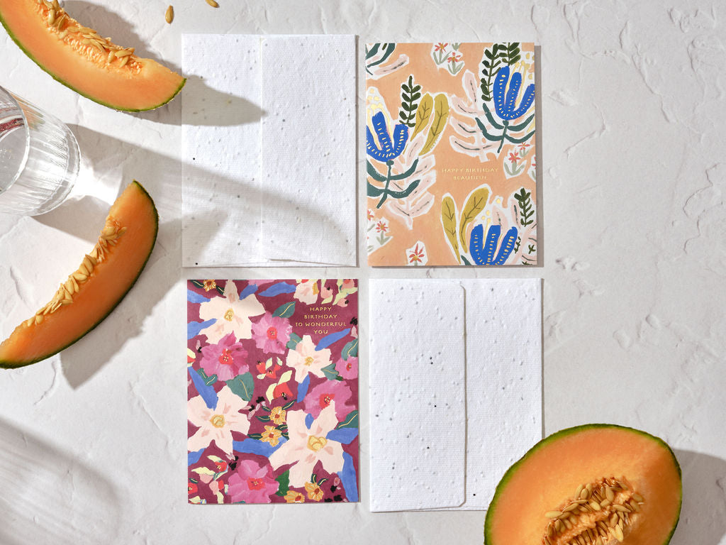 Wonderful You Blooms Birthday Card