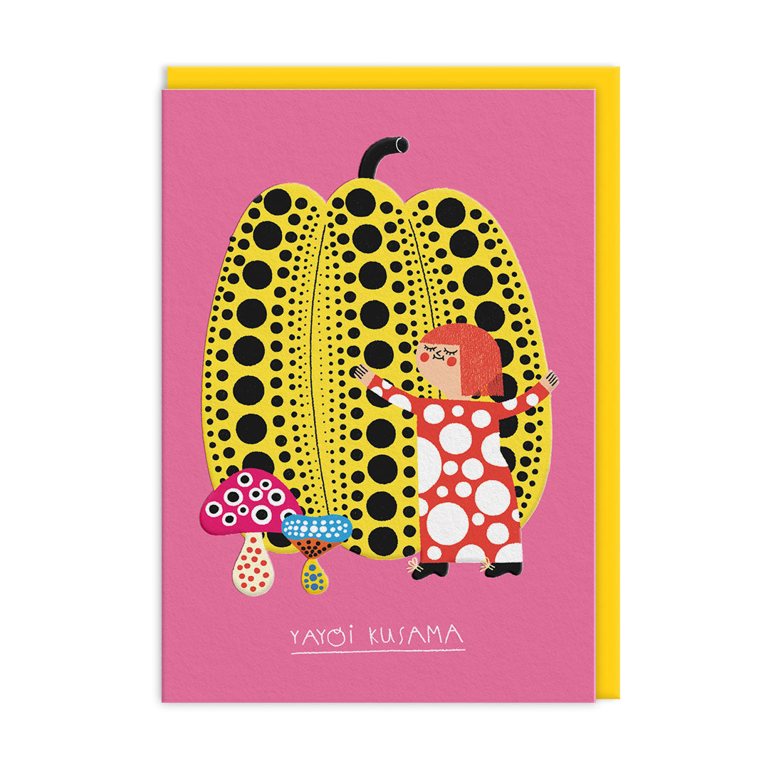Yayoi Kusama Greeting Card