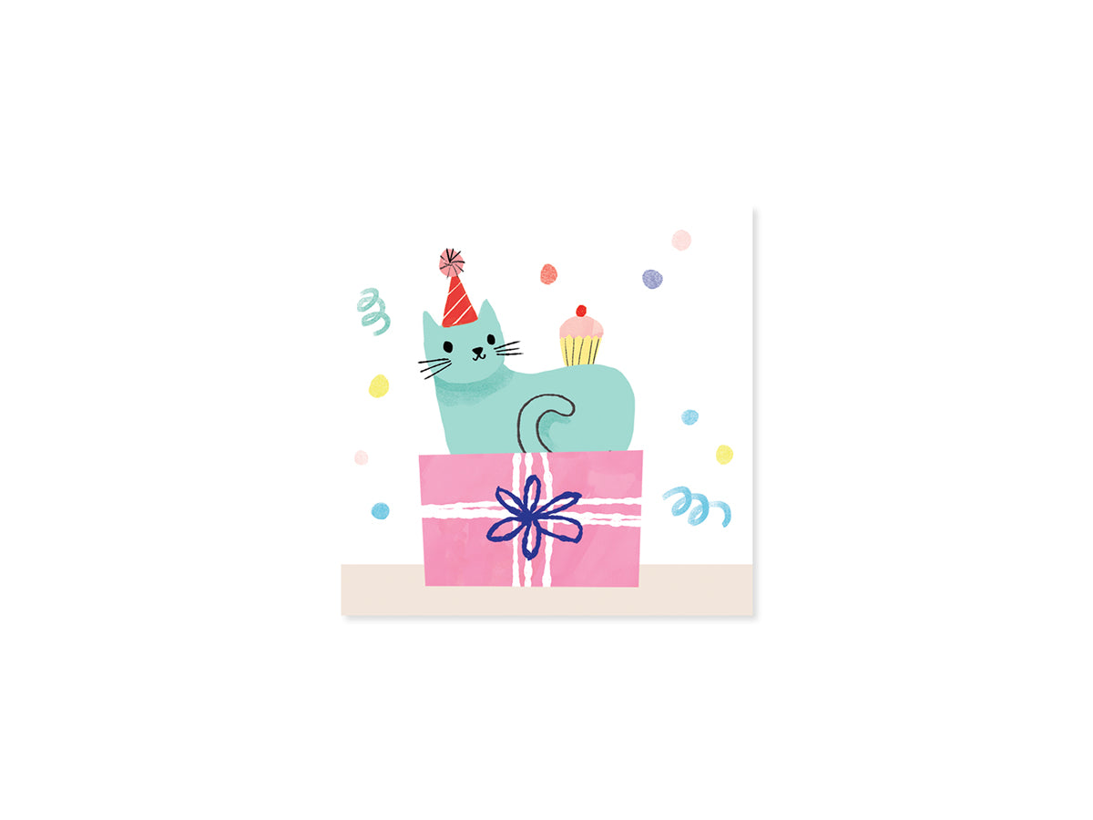 Party Cats Layered Greeting Card