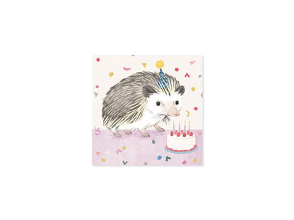 Hedgehog Layered Greeting Card