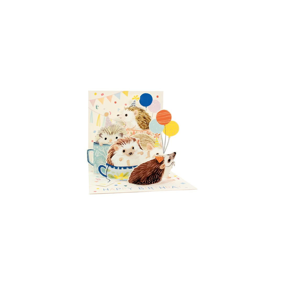 Hedgehog Layered Greeting Card