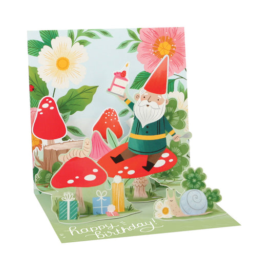 Gnome Trinkets: Petite Pop-up Greeting Card