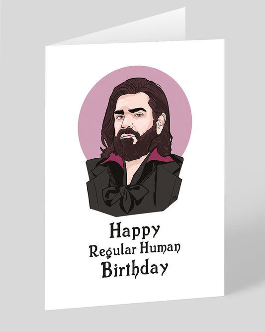 Laszlo Regular Human Birthday Card