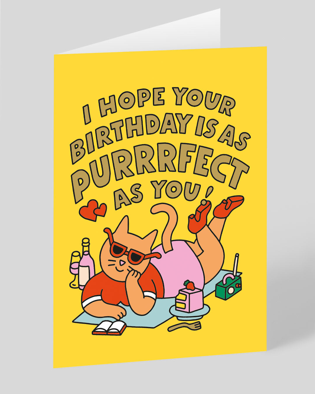 Day As Purrfect As You Birthday Card
