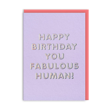 Fabulous Human! Greeting Card