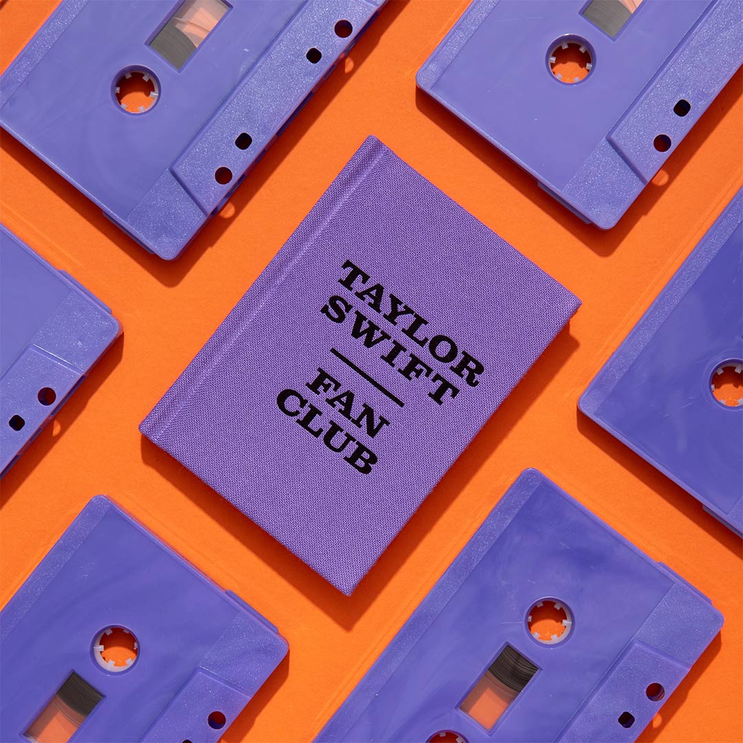 Taylor Swift Fan Club A7 Fabric Hardback Notebook