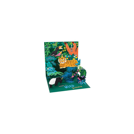 Tropical Forest Layered Greeting Card