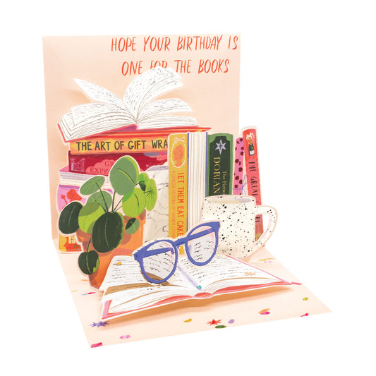 Literary Birthday Treasures: Pop-up Greeting Card