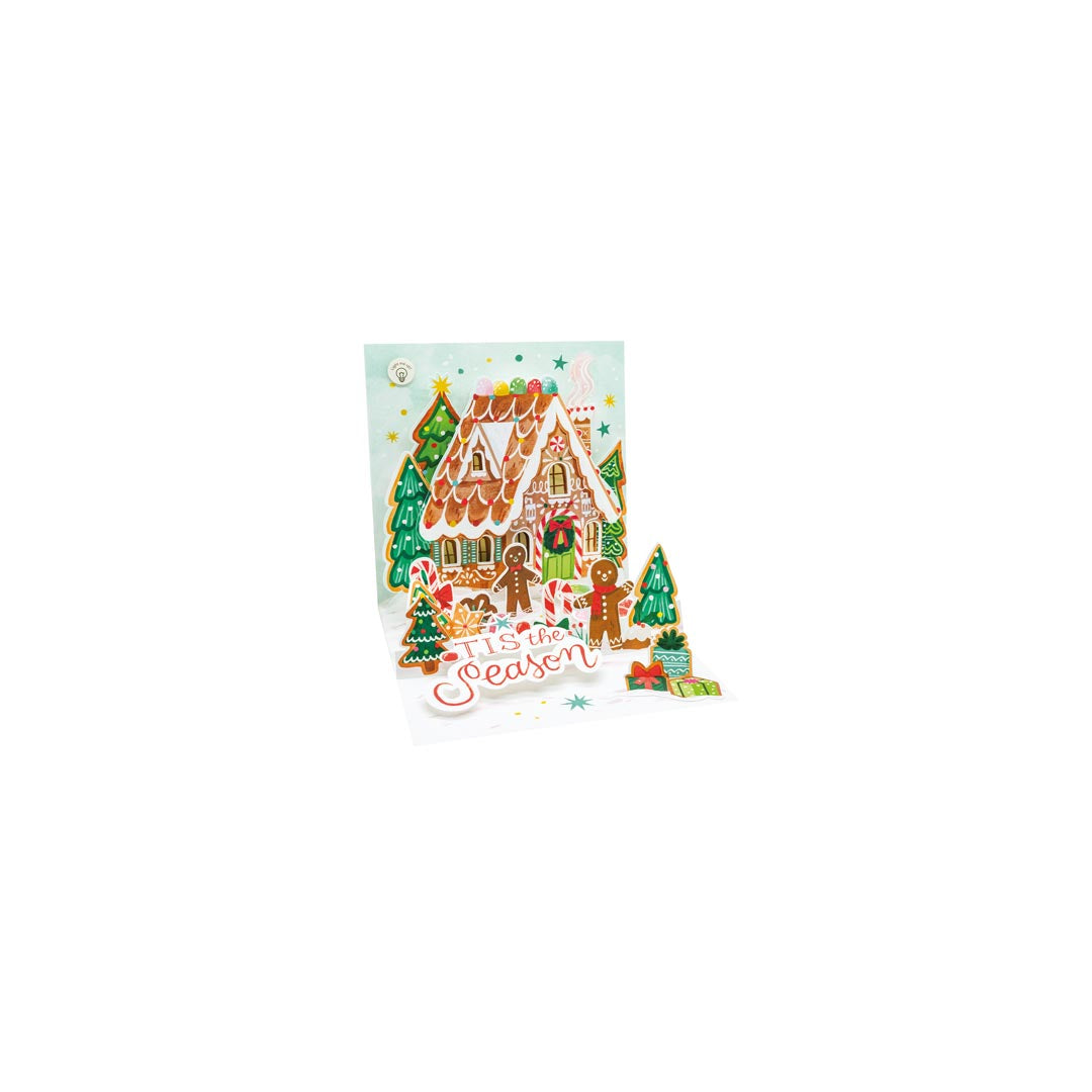 Gingerbread House Layered Greeting Card