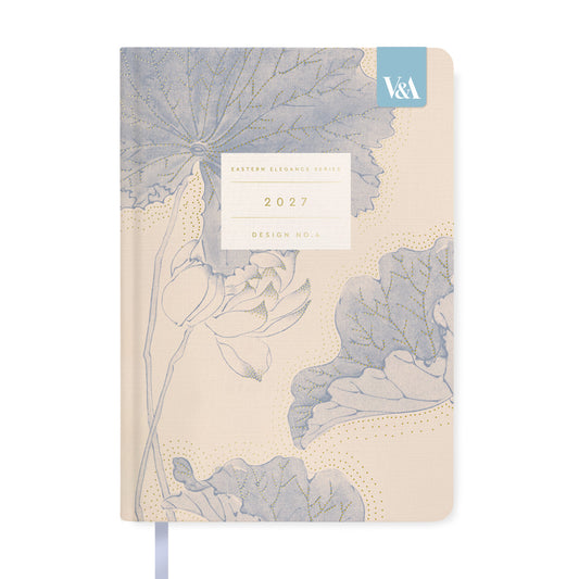 2027 Eastern Elegance Water Lillies A5 Diary