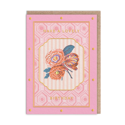 Cottagecore Flower Trio Greeting Card