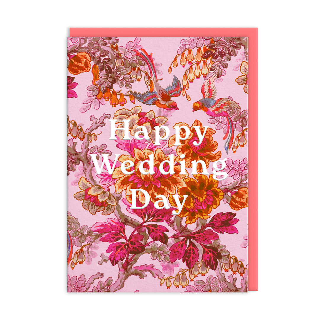 Wedding Birds Of Paradise Greeting Card