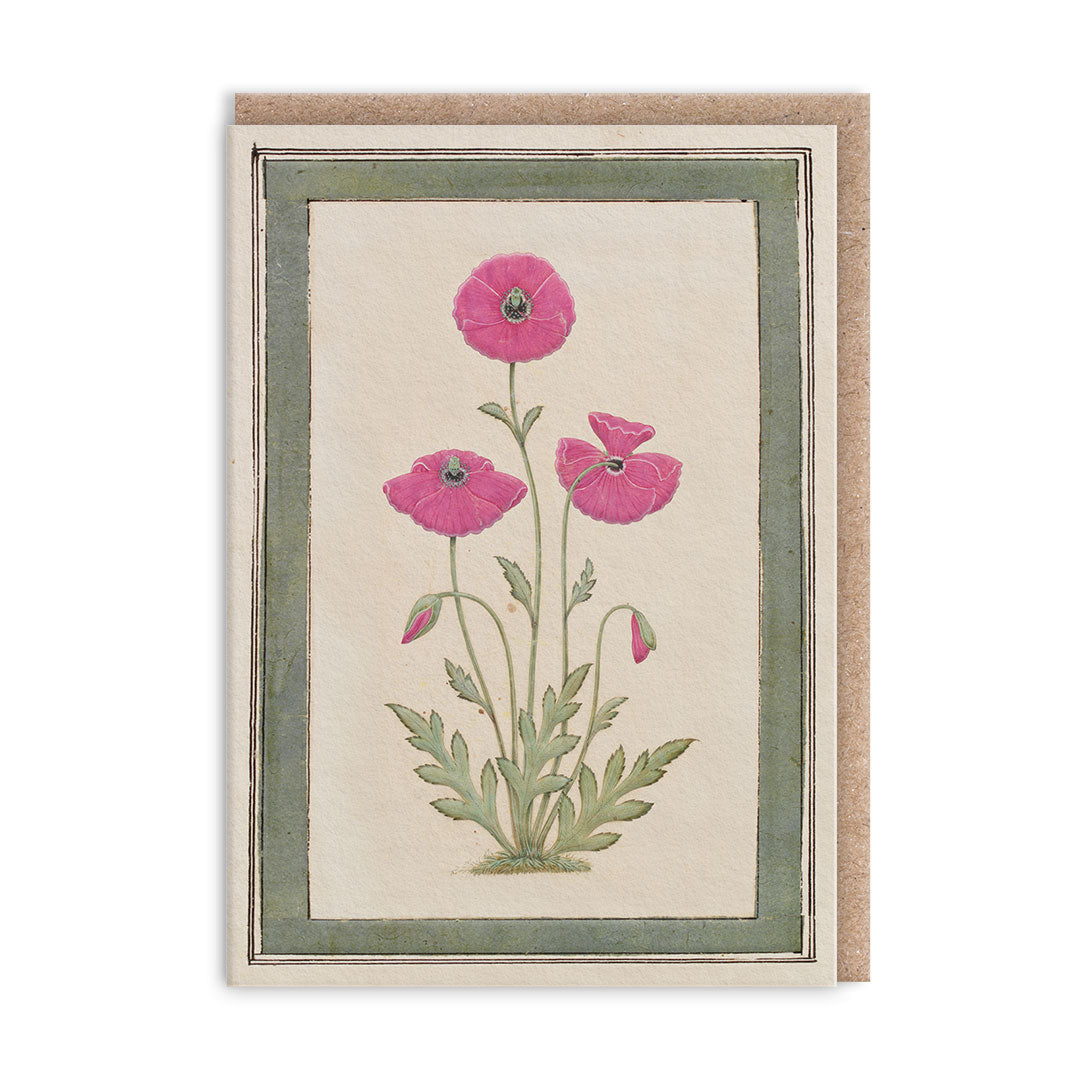 Poppies Mini Greeting Card