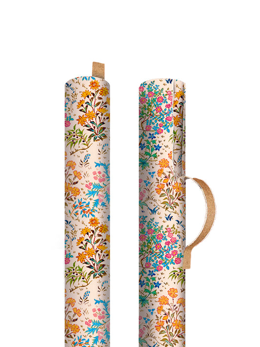 Neon Floral Roll Wrap (3M Roll)