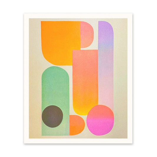 Geometric Abstract Art Print