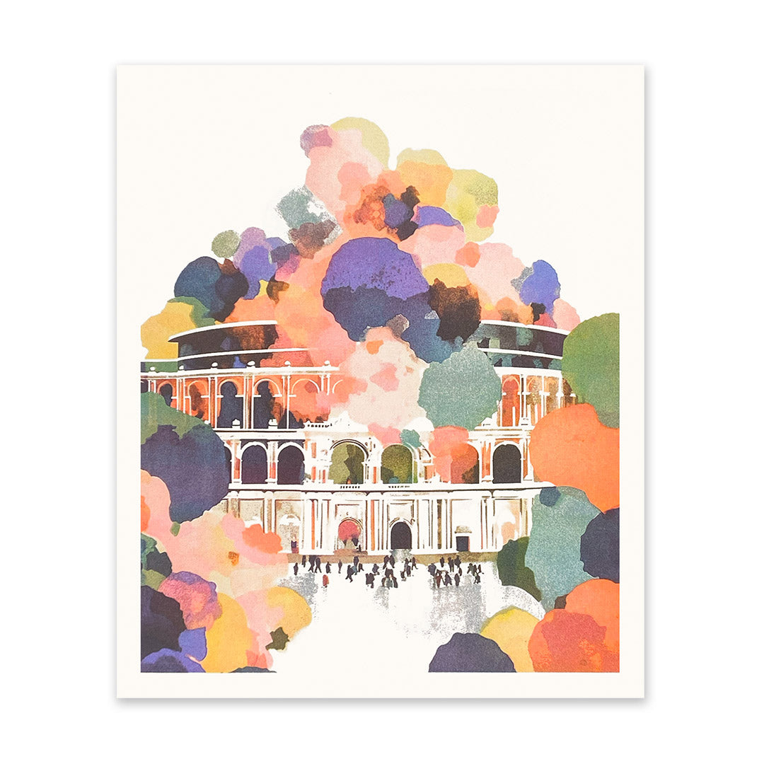 Royal Albert Hall Abstract Art Print