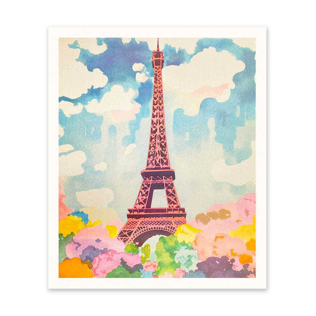 Eiffel Tower 2 Art Print