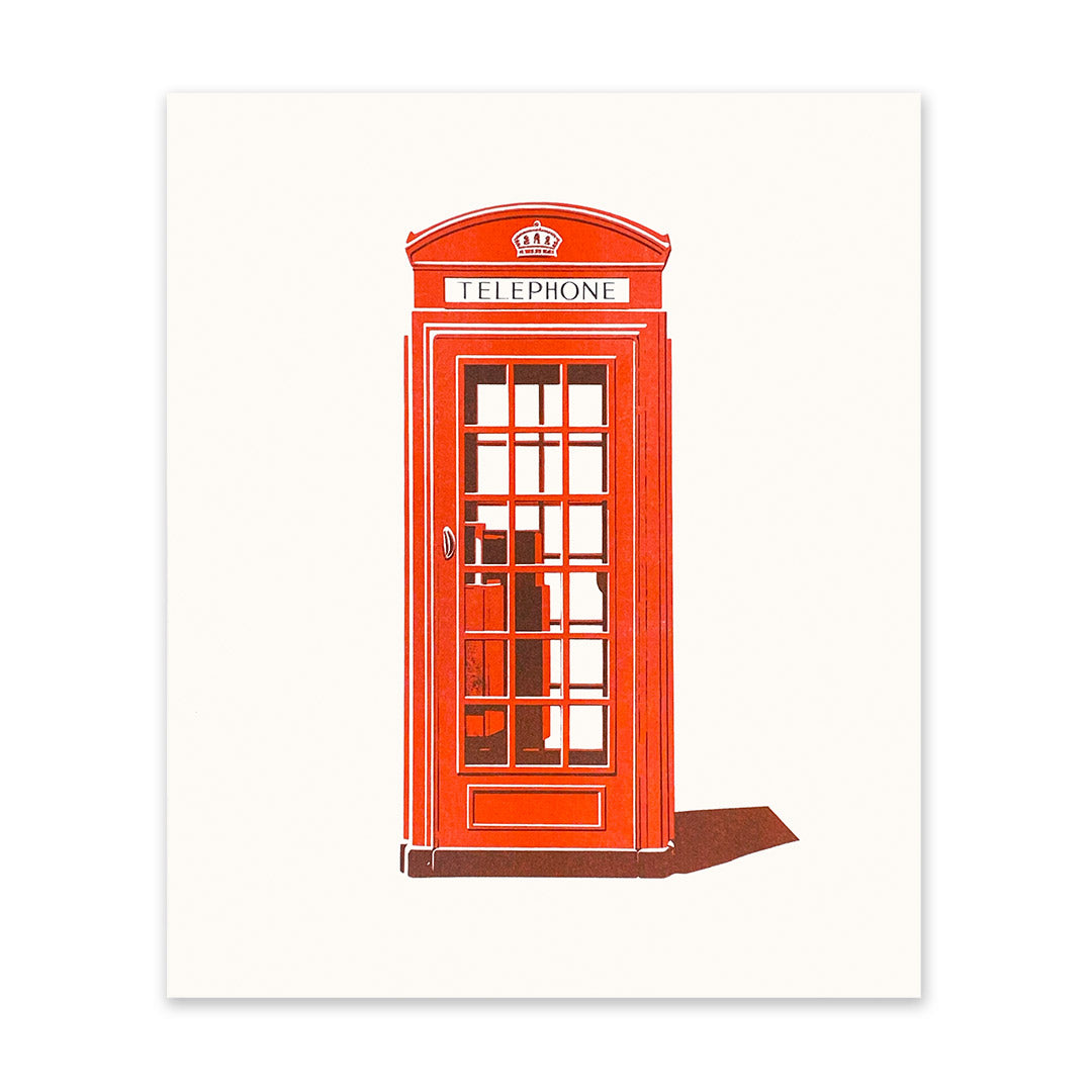 Telephone Box Art Print