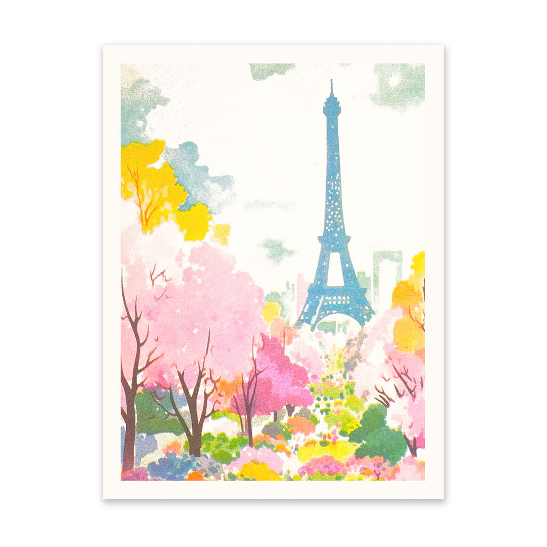 Paris 4 Riso Print (8x6)