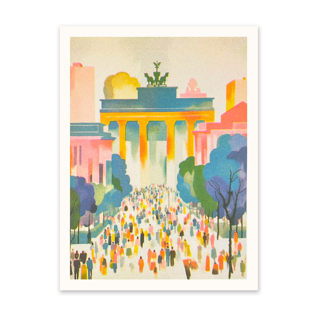 Berlin 2 Riso Print (8x6)