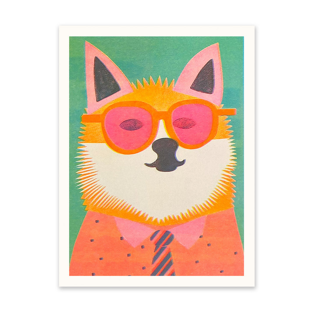 Cool Corgi 2 Art Print