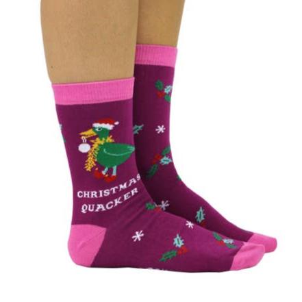 Christmas Quackers Socks