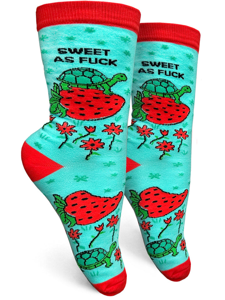 Sweet As Fuck Womens Crew Socks