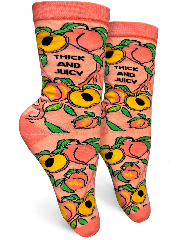 Thick and Juicy Womens Crew Socks