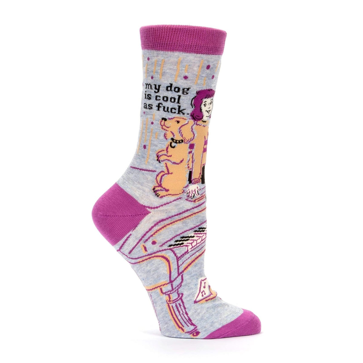 My Dog Is Cool As F*ck Crew Socks