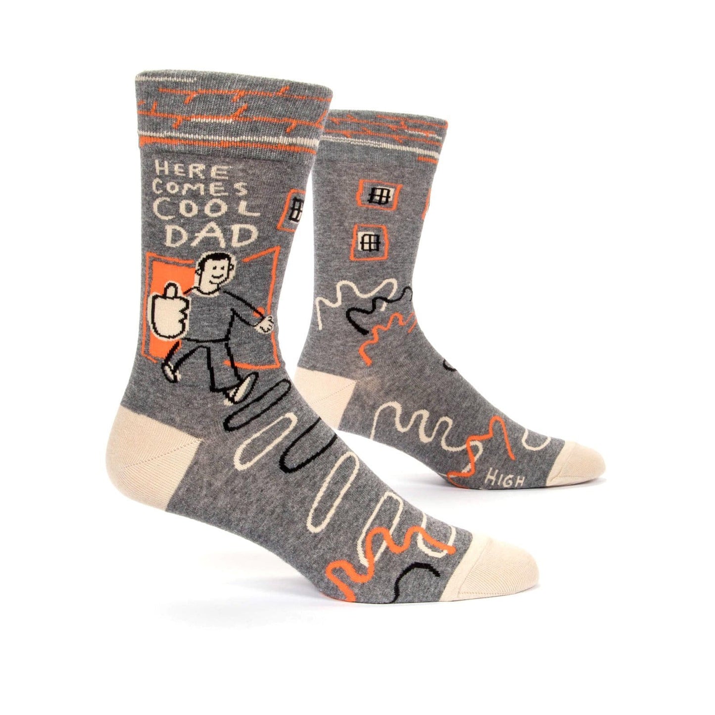 Here Comes Cool Dad Mens Socks