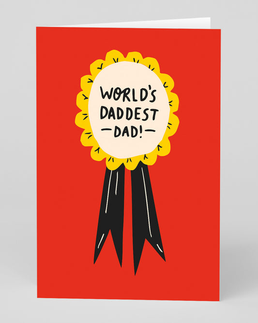 Personalised World's Daddest Dad Greeting Card